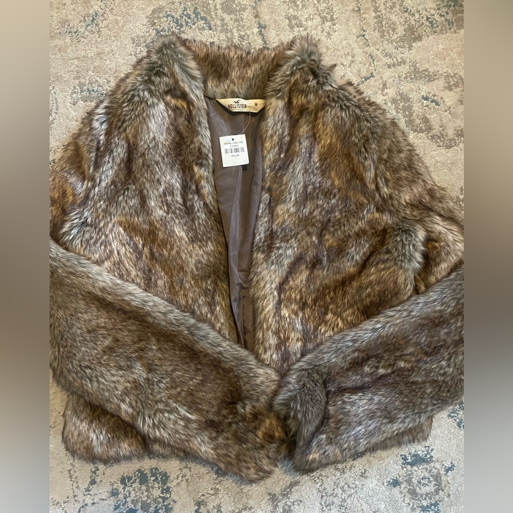 Hollister Faux Fur Jacket